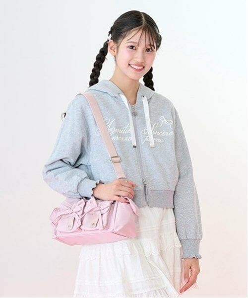 mezzo piano junior / メゾピアノジュニア ショルダーバッグ | リボンフラップショルダーバッグ | 詳細3