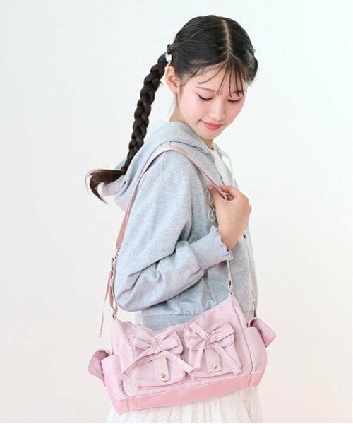 mezzo piano junior / メゾピアノジュニア ショルダーバッグ | リボンフラップショルダーバッグ | 詳細4