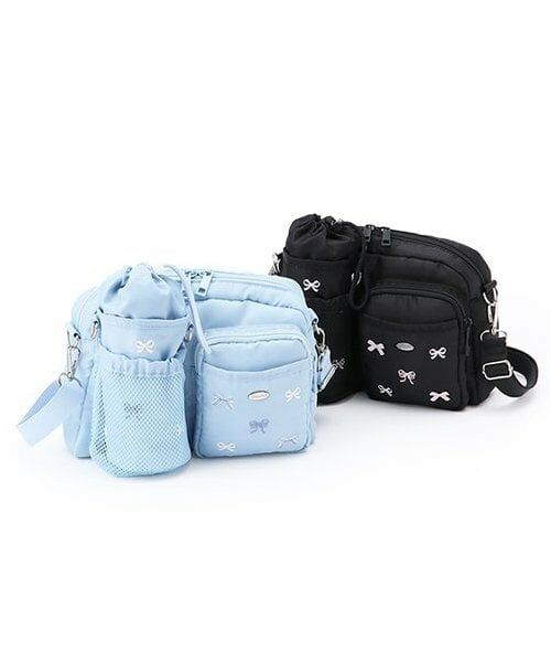 mezzo piano junior / メゾピアノジュニア ショルダーバッグ | リボン柄ペットボトルホルダーつきショルダーバッグ | 詳細12