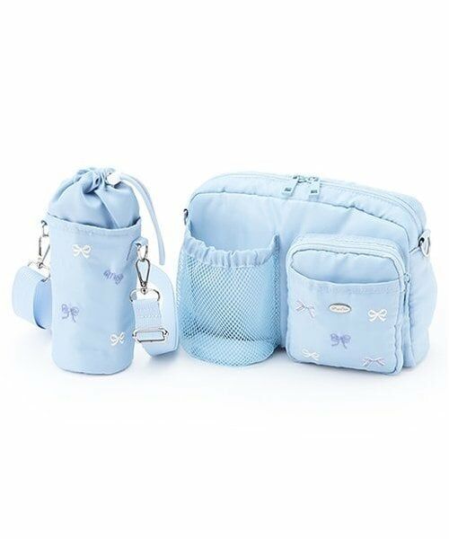 mezzo piano junior / メゾピアノジュニア ショルダーバッグ | リボン柄ペットボトルホルダーつきショルダーバッグ | 詳細2