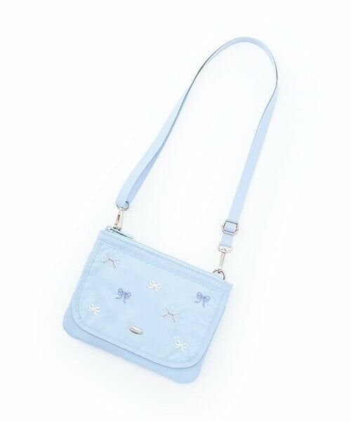 mezzo piano junior / メゾピアノジュニア ショルダーバッグ | デイリーサコッシュ（School対応）（ライト ブルー）