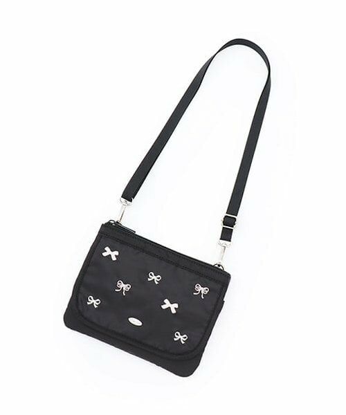 mezzo piano junior / メゾピアノジュニア ショルダーバッグ | デイリーサコッシュ（School対応）（黒）