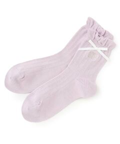 mezzo piano junior / メゾピアノジュニア ソックス | フリルリボンソックス