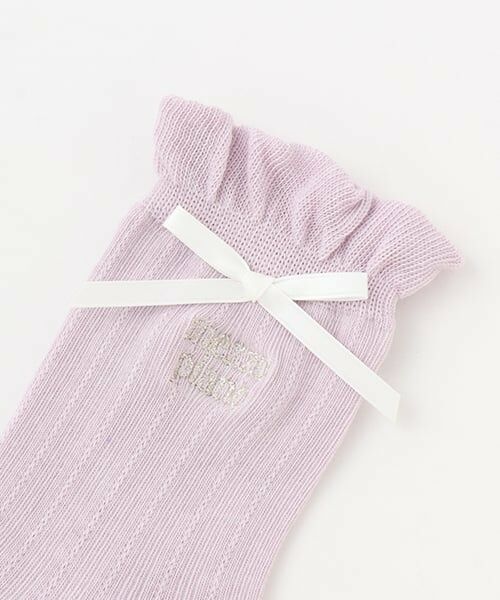 mezzo piano junior / メゾピアノジュニア ソックス | フリルリボンソックス | 詳細1