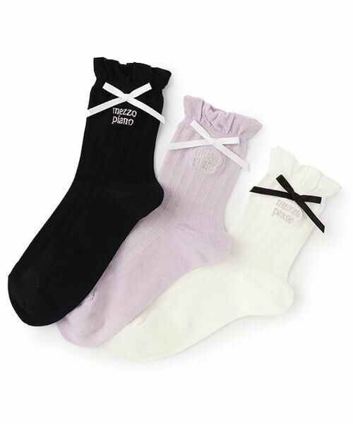 mezzo piano junior / メゾピアノジュニア ソックス | フリルリボンソックス | 詳細4