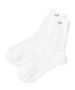 mezzo piano junior / メゾピアノジュニア ソックス | 【ニコ☆プチ掲載】シアーレースアップソックス