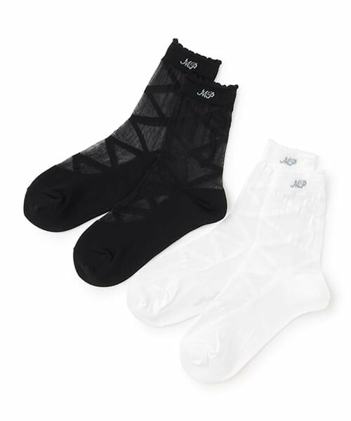 mezzo piano junior / メゾピアノジュニア ソックス | 【ニコ☆プチ掲載】シアーレースアップソックス | 詳細5