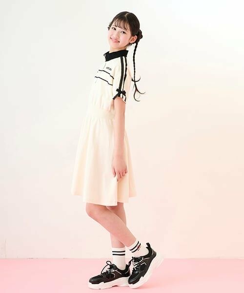 mezzo piano junior / メゾピアノジュニア ソックス | 【ニコ☆プチ掲載】ライン&チェリー刺しゅうソックス | 詳細11