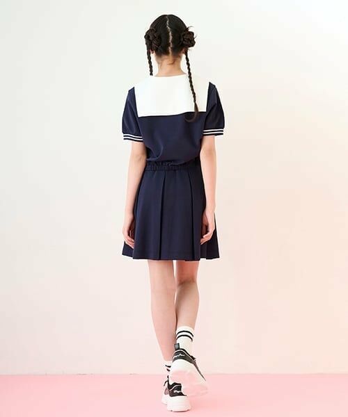 mezzo piano junior / メゾピアノジュニア ソックス | 【ニコ☆プチ掲載】ライン&チェリー刺しゅうソックス | 詳細16