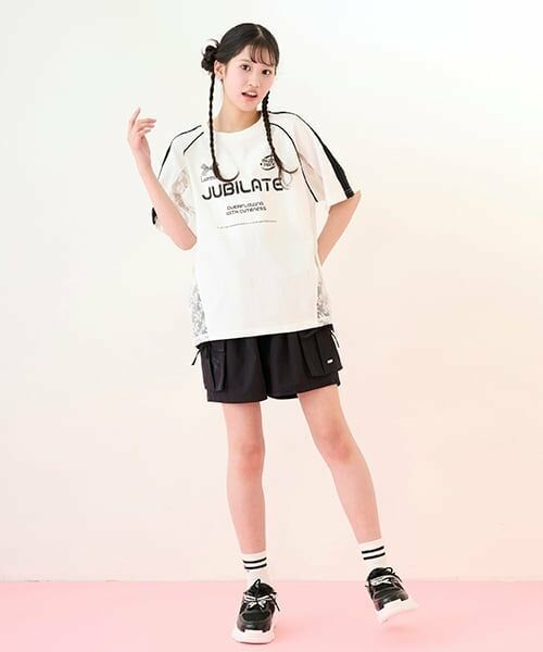 mezzo piano junior / メゾピアノジュニア ソックス | 【ニコ☆プチ掲載】ライン&チェリー刺しゅうソックス | 詳細17