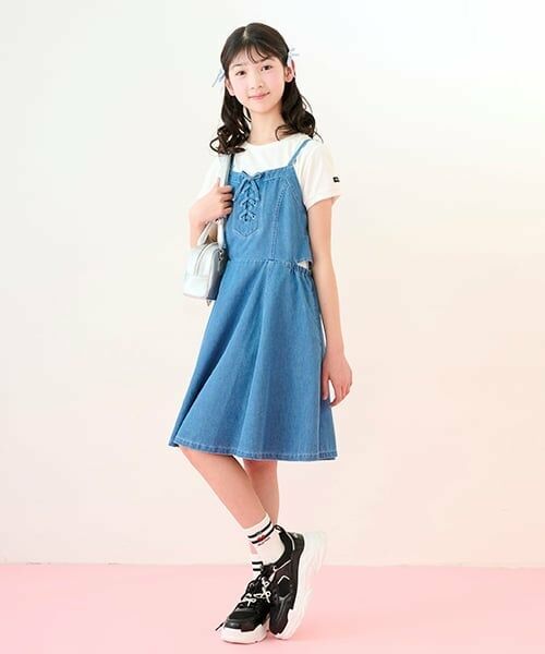 mezzo piano junior / メゾピアノジュニア ソックス | 【ニコ☆プチ掲載】ライン&チェリー刺しゅうソックス | 詳細9