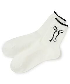 mezzo piano junior / メゾピアノジュニア ソックス | リボン&パールソックス