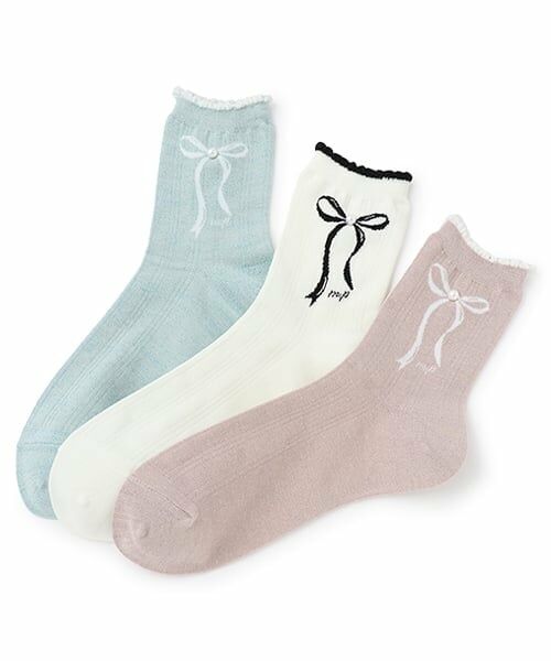 mezzo piano junior / メゾピアノジュニア ソックス | リボン&パールソックス | 詳細4