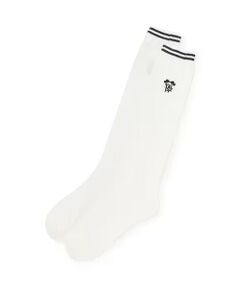 mezzo piano junior / メゾピアノジュニア ソックス | 細ラインハイソックス