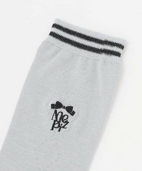 mezzo piano junior / メゾピアノジュニア ソックス | 細ラインハイソックス | 詳細1