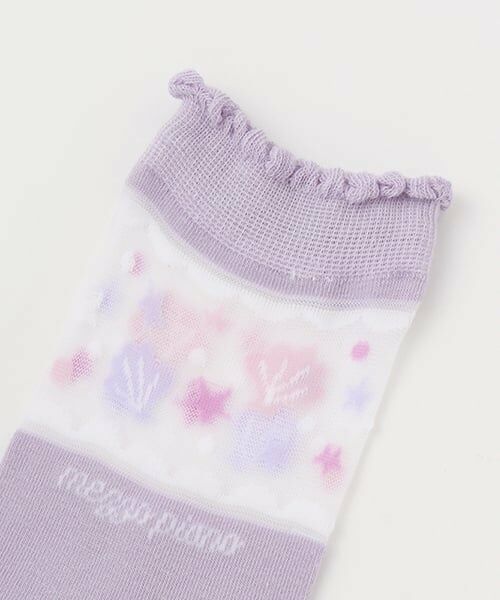 mezzo piano junior / メゾピアノジュニア ソックス | シアーシェルソックス | 詳細1