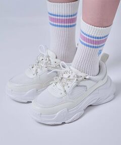 mezzo piano junior / メゾピアノジュニア スニーカー | パールチャームつきダッドスニーカー