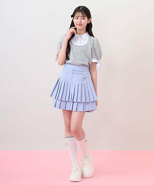 mezzo piano junior / メゾピアノジュニア スニーカー | パールチャームつきダッドスニーカー | 詳細19