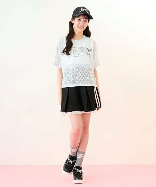 mezzo piano junior / メゾピアノジュニア スニーカー | パールチャームつきダッドスニーカー | 詳細29