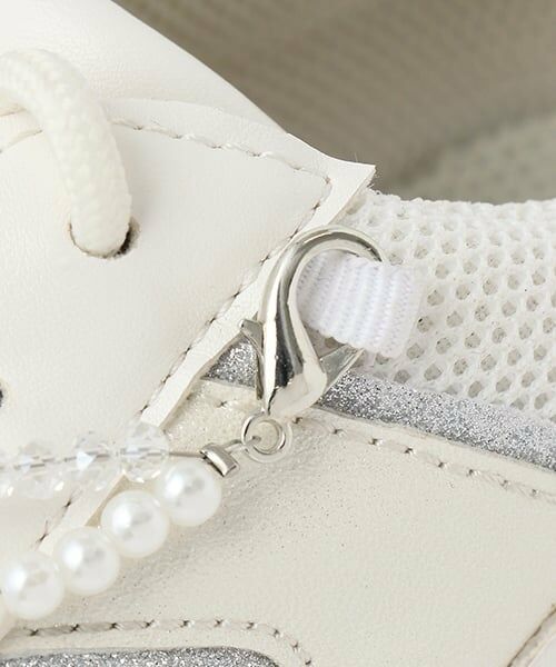 mezzo piano junior / メゾピアノジュニア スニーカー | パールチャームつきダッドスニーカー | 詳細4