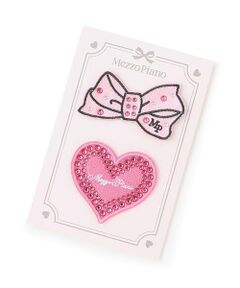 mezzo piano junior / メゾピアノジュニア その他 | キラキラリボンワッペンA