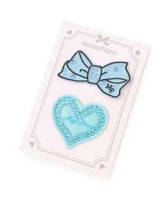 mezzo piano junior / メゾピアノジュニア その他 | キラキラリボンワッペンA