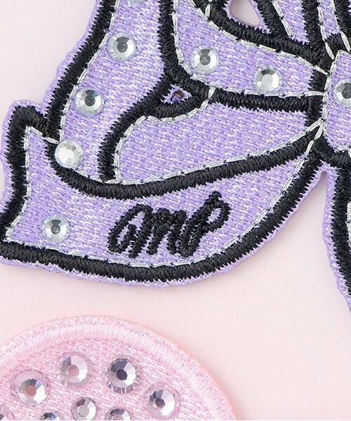 mezzo piano junior / メゾピアノジュニア その他 | キラキラリボンワッペンB | 詳細1