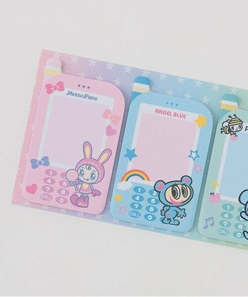 mezzo piano junior / メゾピアノジュニア ステーショナリー | ナルミヤキャラクターズ ダイカット付箋セット | 詳細1