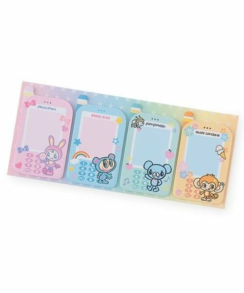 mezzo piano junior / メゾピアノジュニア ステーショナリー | ナルミヤキャラクターズ ダイカット付箋セット（マルチ）