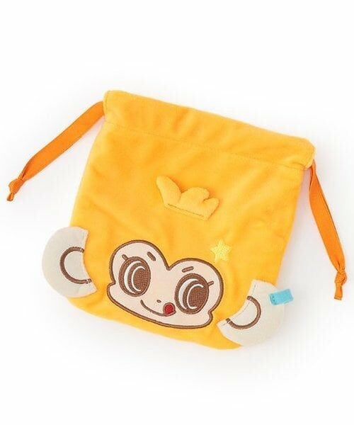 mezzo piano junior / メゾピアノジュニア ポーチ | ルッキー ミニ巾着（オレンジ）