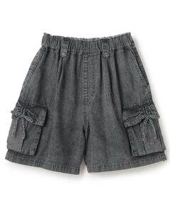 mezzo piano junior / メゾピアノジュニア ショート・ハーフ・半端丈パンツ | 【水陸両用】クシュっとリボンショートパンツ