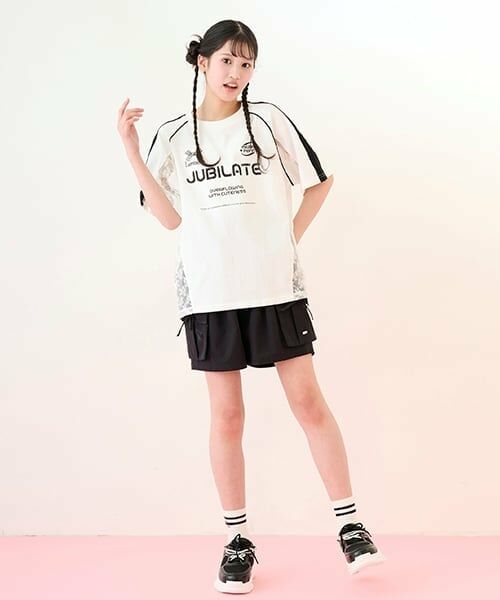 mezzo piano junior / メゾピアノジュニア ショート・ハーフ・半端丈パンツ | 【水陸両用】クシュっとリボンショートパンツ | 詳細15