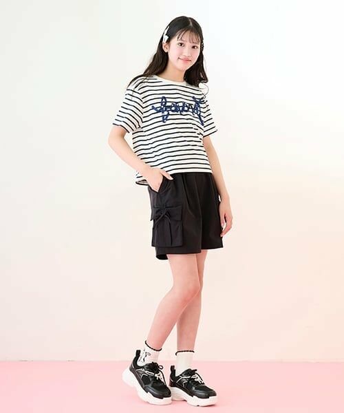 mezzo piano junior / メゾピアノジュニア ショート・ハーフ・半端丈パンツ | 【水陸両用】クシュっとリボンショートパンツ | 詳細19