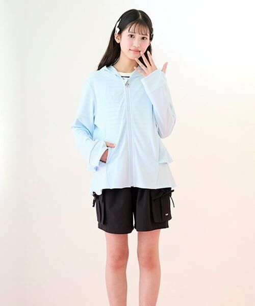 mezzo piano junior / メゾピアノジュニア ショート・ハーフ・半端丈パンツ | 【水陸両用】クシュっとリボンショートパンツ | 詳細20