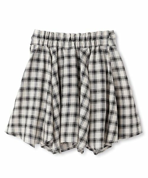 mezzo piano junior / メゾピアノジュニア ミニ・ひざ丈スカート | 【ニコ☆プチ掲載】アソート素材イレギュラーヘムスカパン | 詳細3