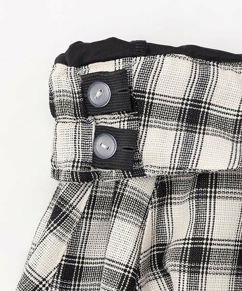 mezzo piano junior / メゾピアノジュニア ミニ・ひざ丈スカート | 【ニコ☆プチ掲載】アソート素材イレギュラーヘムスカパン | 詳細5