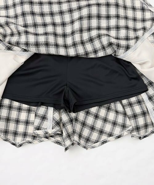 mezzo piano junior / メゾピアノジュニア ミニ・ひざ丈スカート | 【ニコ☆プチ掲載】アソート素材イレギュラーヘムスカパン | 詳細8