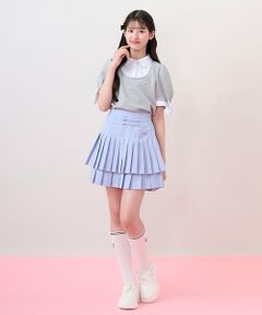 mezzo piano junior / メゾピアノジュニア ショート・ハーフ・半端丈パンツ | 【ニコ☆プチ掲載】2段プリーツスカパン