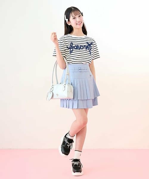 mezzo piano junior / メゾピアノジュニア ショート・ハーフ・半端丈パンツ | 【ニコ☆プチ掲載】2段プリーツスカパン | 詳細13