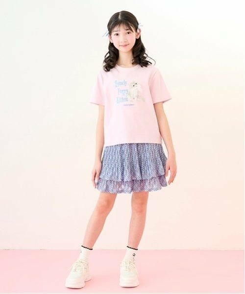 mezzo piano junior / メゾピアノジュニア ショート・ハーフ・半端丈パンツ | 【ニコ☆プチ掲載】シアーチェックランダムプリーツスカパン | 詳細11