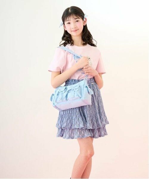 mezzo piano junior / メゾピアノジュニア ショート・ハーフ・半端丈パンツ | 【ニコ☆プチ掲載】シアーチェックランダムプリーツスカパン | 詳細13