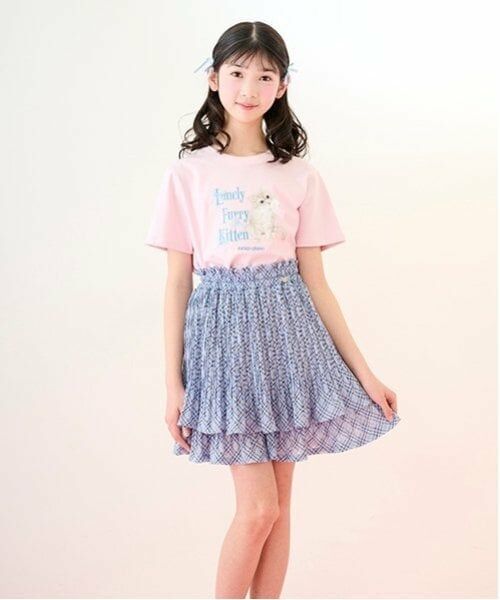 mezzo piano junior / メゾピアノジュニア ショート・ハーフ・半端丈パンツ | 【ニコ☆プチ掲載】シアーチェックランダムプリーツスカパン | 詳細14