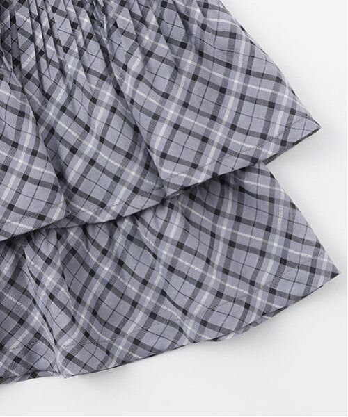 mezzo piano junior / メゾピアノジュニア ショート・ハーフ・半端丈パンツ | 【ニコ☆プチ掲載】シアーチェックランダムプリーツスカパン | 詳細5