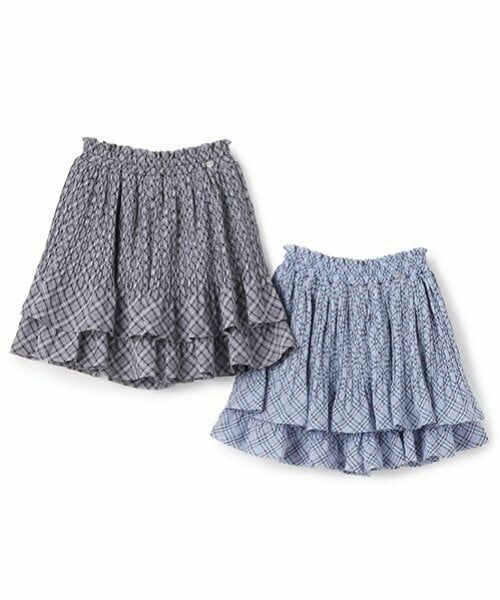 mezzo piano junior / メゾピアノジュニア ショート・ハーフ・半端丈パンツ | 【ニコ☆プチ掲載】シアーチェックランダムプリーツスカパン | 詳細7