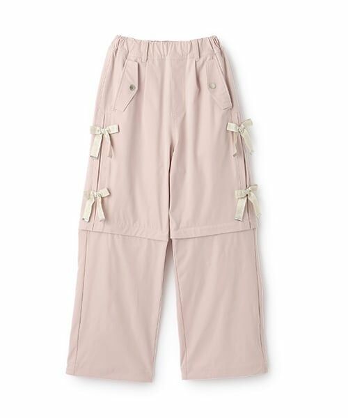 mezzo piano junior / メゾピアノジュニア その他パンツ | 【吸水速乾】ロゴリボン 2WAYパラシュートパンツ | 詳細12