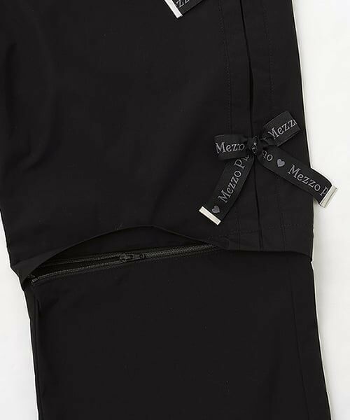 mezzo piano junior / メゾピアノジュニア その他パンツ | 【吸水速乾】ロゴリボン 2WAYパラシュートパンツ | 詳細6