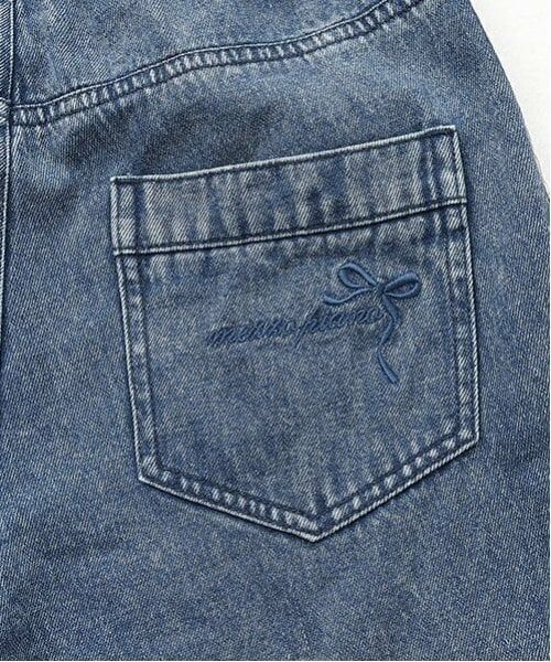 mezzo piano junior / メゾピアノジュニア その他パンツ | 細見えバレルレッグデニムパンツ（アソートデザイン） | 詳細8