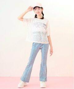 mezzo piano junior / メゾピアノジュニア その他パンツ | 【ニコ☆プチ掲載】美脚フレアデニム