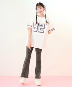mezzo piano junior / メゾピアノジュニア その他パンツ | 【ニコ☆プチ掲載】美脚フレアデニム
