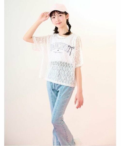 mezzo piano junior / メゾピアノジュニア その他パンツ | 【ニコ☆プチ掲載】美脚フレアデニム | 詳細10